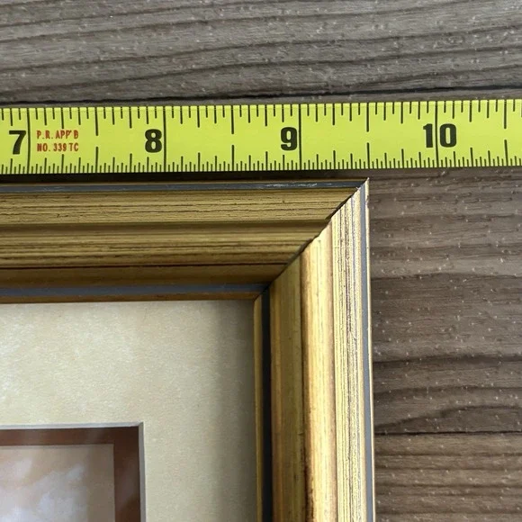 VTG 3D Decoupage Hummel Style Framed Art Two Children Artist Signed Cottagecore - Picture 8 of 14